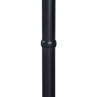 Tavolo Alto da Bar Vantaa Ø60 x 100 cm Nero / Effetto Rovere [en.casa]