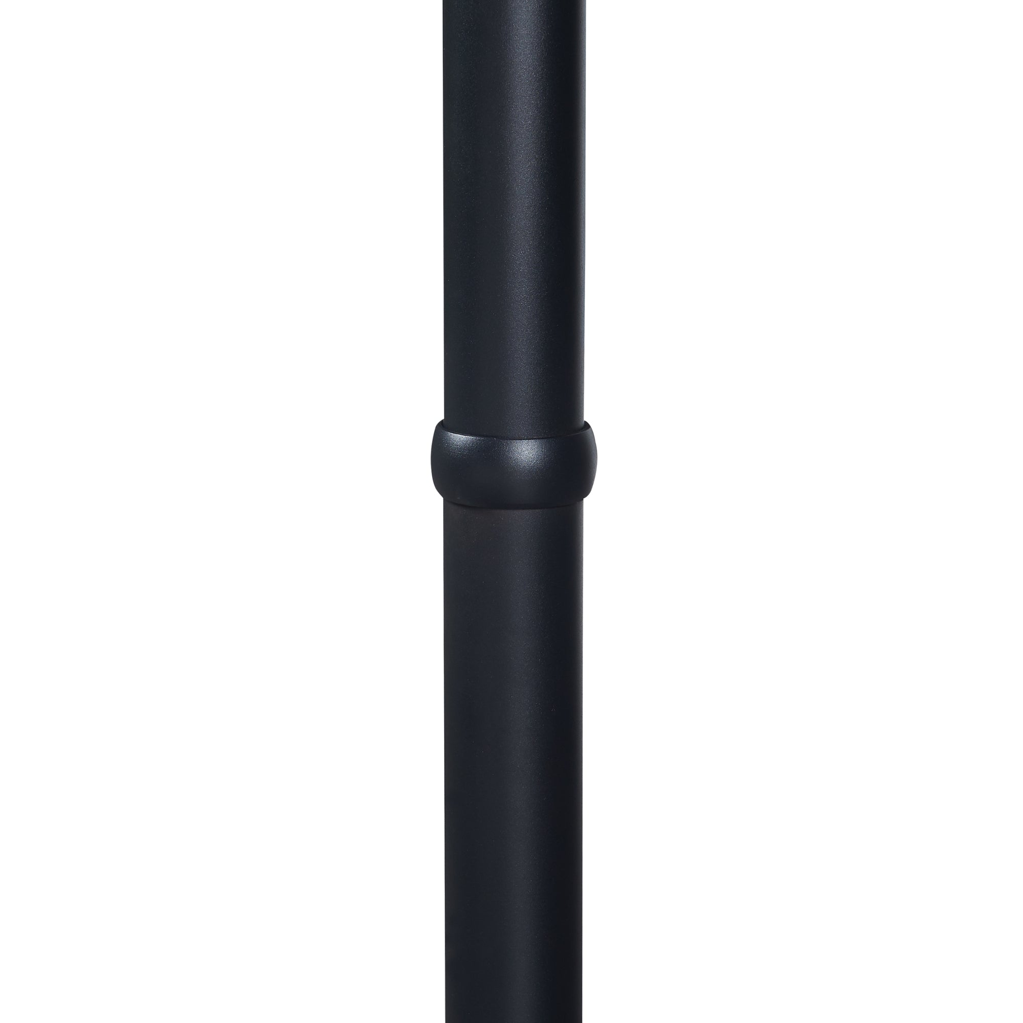 Tavolo Alto da Bar Vantaa Ø60 x 100 cm Nero / Effetto Rovere [en.casa]