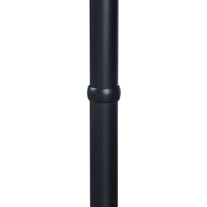 Tavolo Alto da Bar Vantaa Ø60 x 100 cm Nero / Effetto Rovere [en.casa]