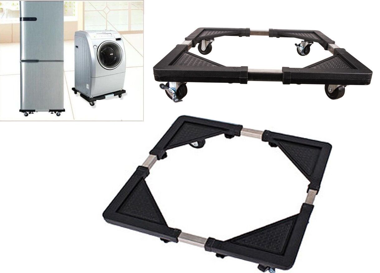 Base supporto frigo con ruote base mobile frigorifero lavatrice MOD.3316