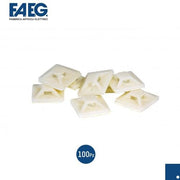 Basetta Adesiva Bianco Misura 25x25 100 pezzi  FG25158