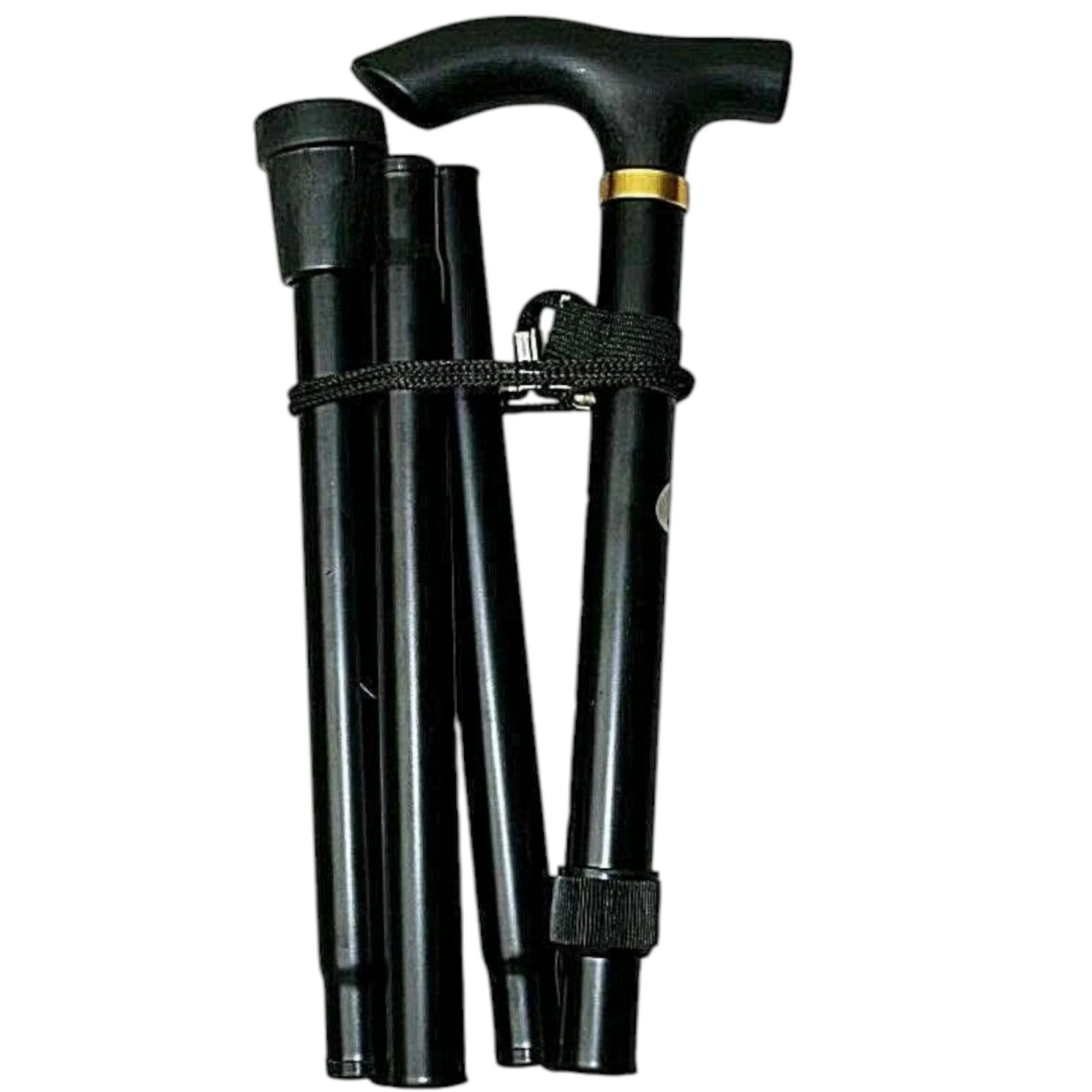 Bastone Da Passeggio Pieghevole Appoggio Anziani Estendibile Da 85 a 95 cm