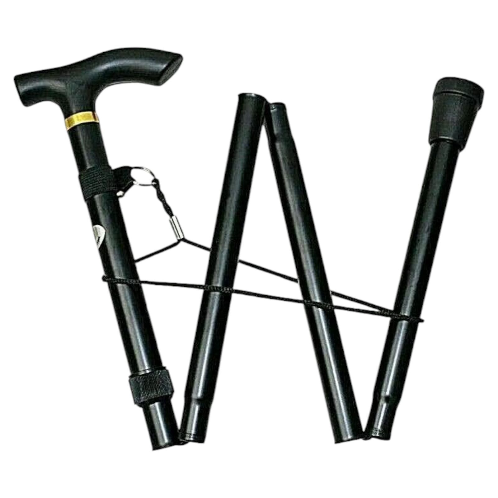 Bastone Da Passeggio Pieghevole Appoggio Anziani Estendibile Da 85 a 95 cm