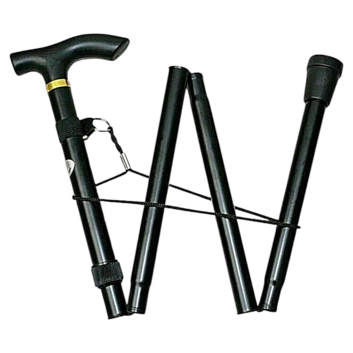 Bastone Da Passeggio Pieghevole Appoggio Anziani Estendibile Da 85 a 95 cm