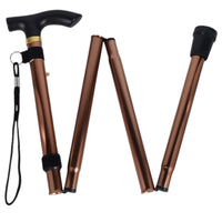 Bastone Da Passeggio Pieghevole Appoggio Anziani Estendibile Da 85 a 95 cm