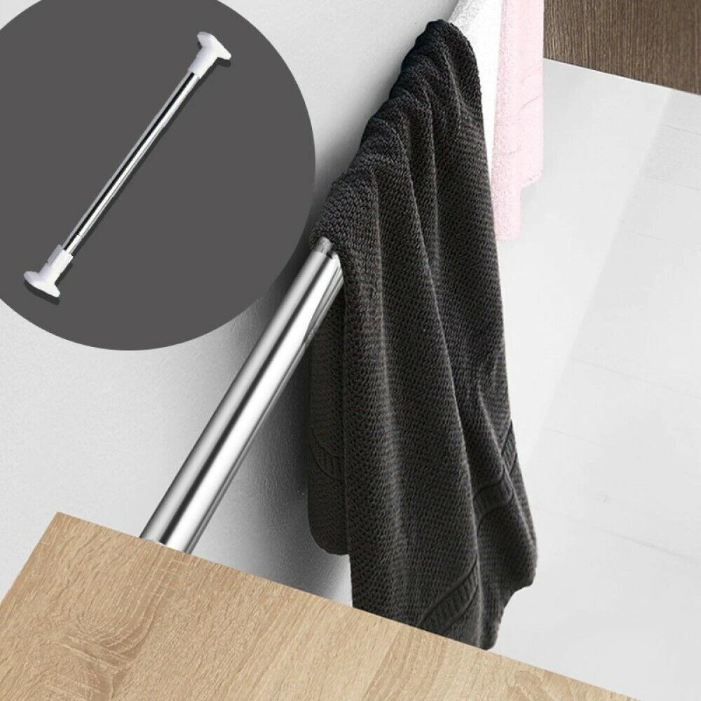 Bastone asta tenda doccia barra telescopica da 90 a 160cm in acciaio Art.59797