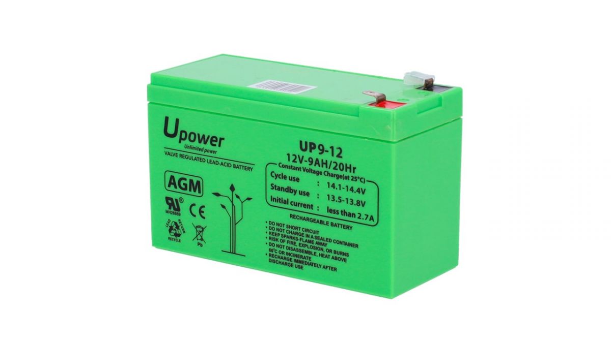 Batteria Ricaricabile 12v 9 Ah piombo-acido AGM
