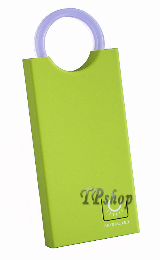 Batteria esterna caricabatterie smartphone iphone samsung power bank 4800MAH VERDE