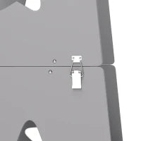 Scala Montessori Convertibile in Set Tavolo e Sedie con Barra di Sicurezza, in Legno, 60x44.5x86 cm, Grigio