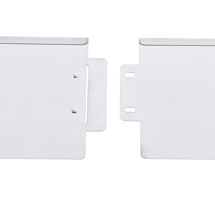 Set da 50 Bordature da Giardino con Sistema di Incastro Tot 50m color Argento casa.pro