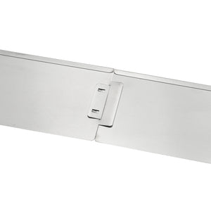 Set da 30 Bordature da Giardino con Sistema di Incastro Tot 30m color Argento casa.pro