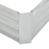 Aiuola Alta da Giardino 'Barneveld' - Senza Pavimentazione - color Argento [en.casa]