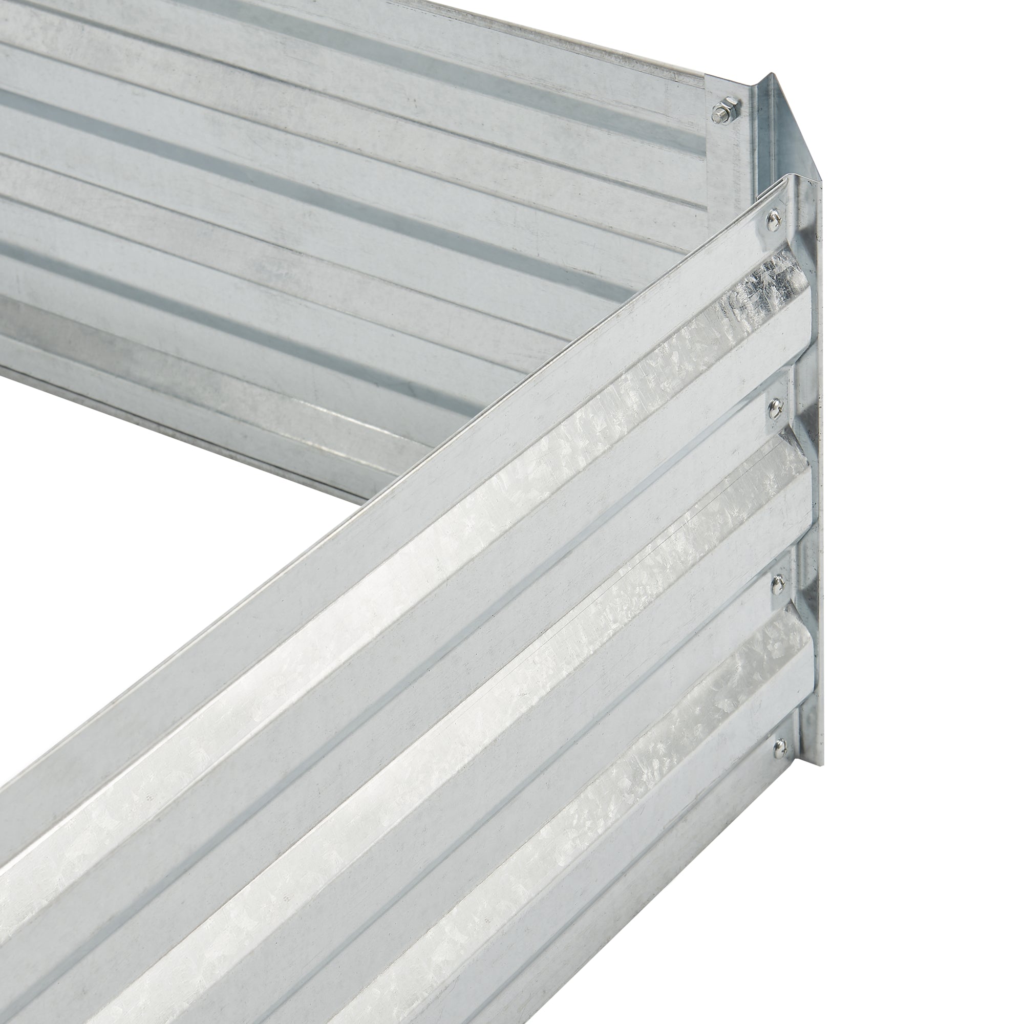 Aiuola Alta da Giardino 'Barneveld' - Senza Pavimentazione - color Argento [en.casa]