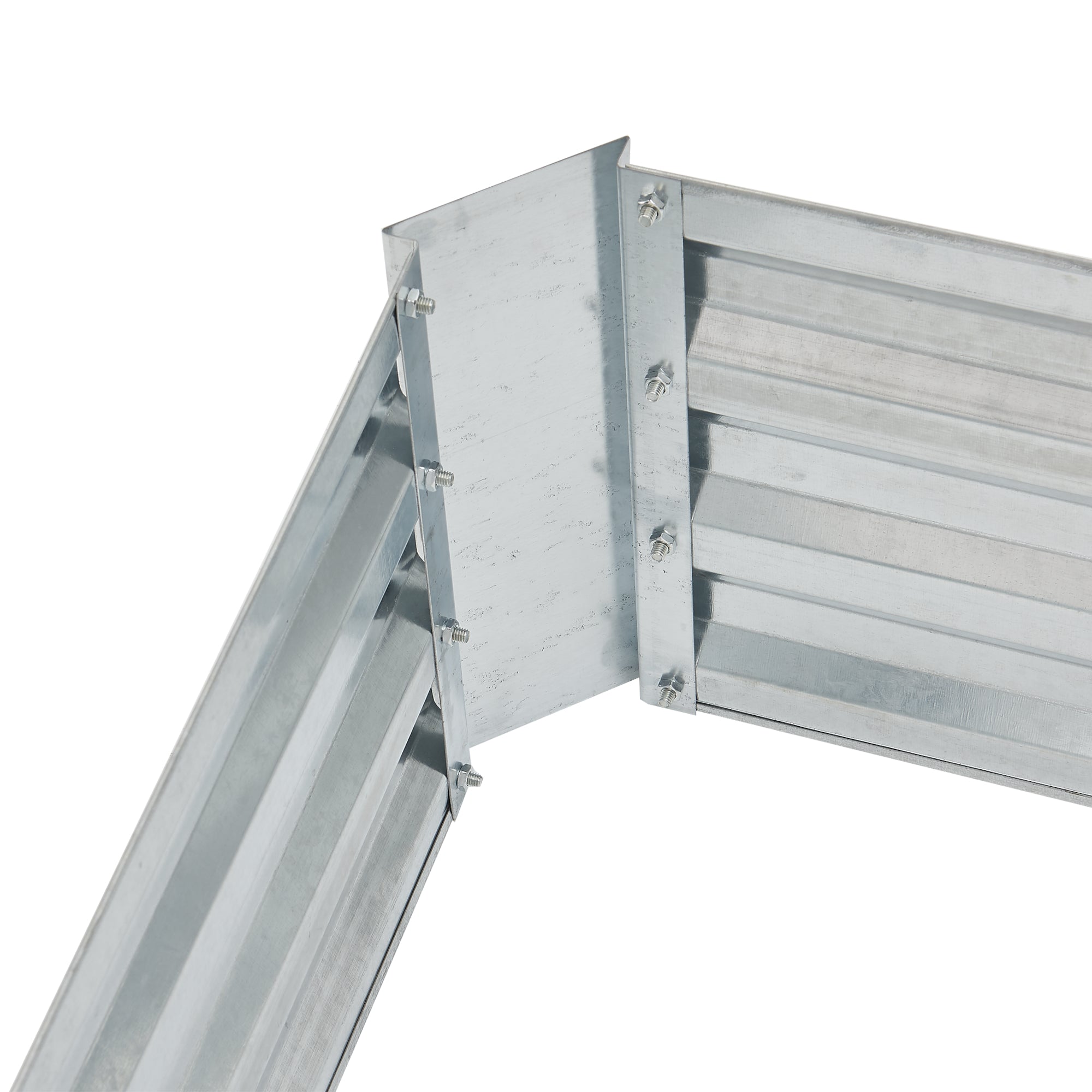 Aiuola Alta da Giardino 'Barneveld' - Senza Pavimentazione - color Argento [en.casa]