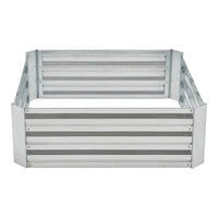 Aiuola Alta da Giardino 'Barneveld' - Senza Pavimentazione - color Argento [en.casa]