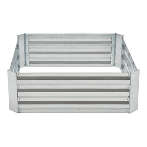 Aiuola Alta da Giardino 'Barneveld' - Senza Pavimentazione - color Argento [en.casa]