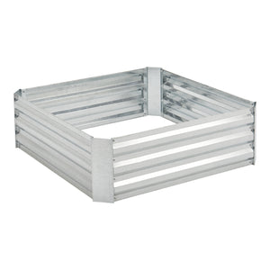 Aiuola Alta da Giardino 'Barneveld' - Senza Pavimentazione - color Argento [en.casa]