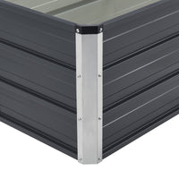 Aiuola Alta da Giardino 'Nijmegen' (LxPxA): 183 x 47 x 40 cm Struttura con 2 Divisori [en.casa]