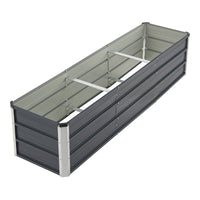 Aiuola Alta da Giardino 'Nijmegen' (LxPxA): 183 x 47 x 40 cm Struttura con 2 Divisori [en.casa]