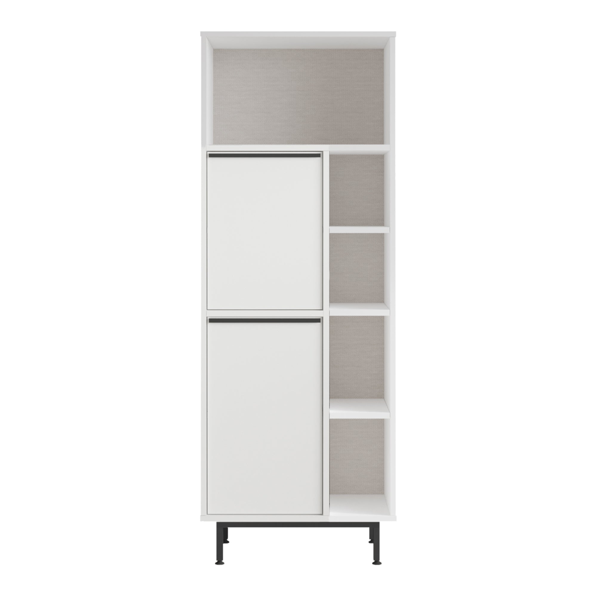 Armadio Vesanto Mobile Contenitore 162 x 60 x 36 cm - Bianco [en.casa]