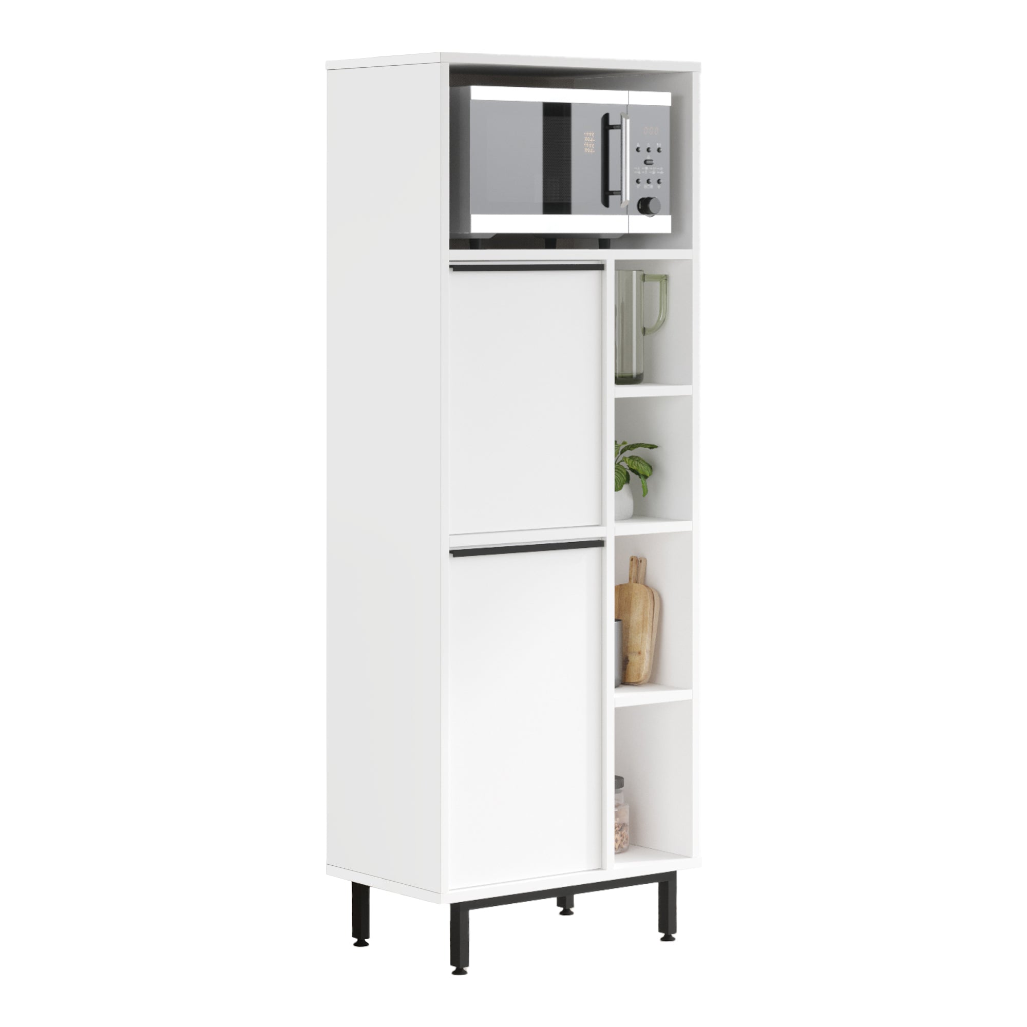 Armadio Vesanto Mobile Contenitore 162 x 60 x 36 cm - Bianco [en.casa]