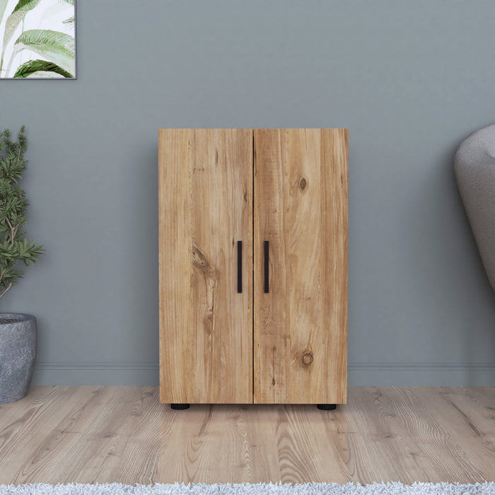 Armadio a 2 Ante Armadio Stretto con 4 Ripiani Mobile per Guardaroba Armadio da Ingresso Corridoio 74 x 49 x 32 cm -