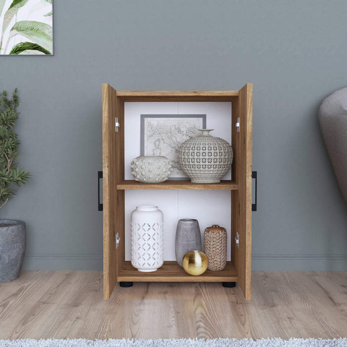 Armadio a 2 Ante Armadio Stretto con 4 Ripiani Mobile per Guardaroba Armadio da Ingresso Corridoio 74 x 49 x 32 cm -