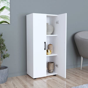 Armadio a 2 Ante Armadio Stretto con 4 Ripiani Mobile per Guardaroba Armadio da Ingresso Corridoio 108 x 49 x 32 cm -