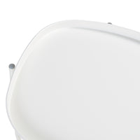 Tavolino Sandefjord con Vassoio Quadrato Rimovibile - Bianco [en.casa]