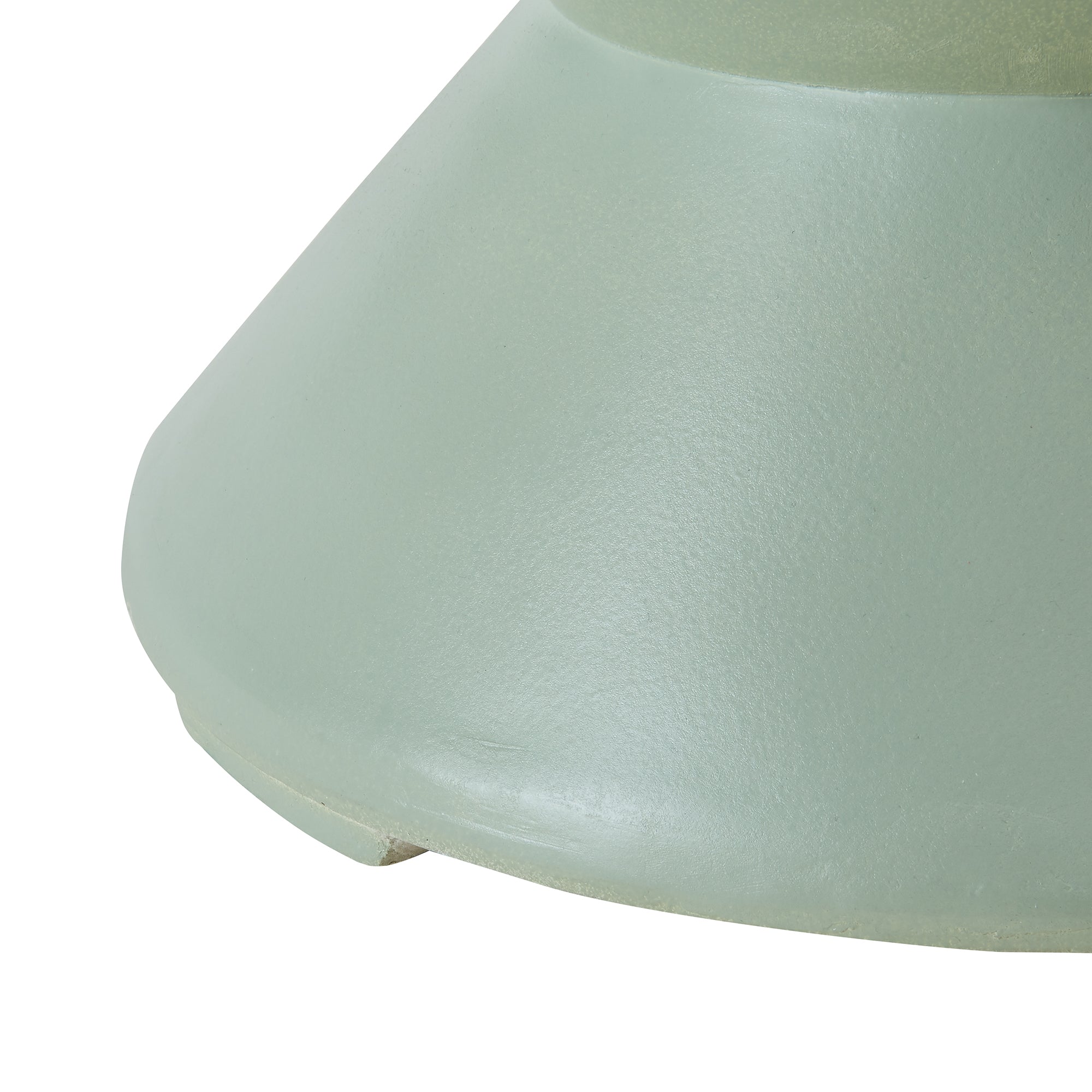 Tavolino Rotondo Kyppeslo in Calcestruzzo Leggero 47xØ37 cm Menta Verde [en.casa]