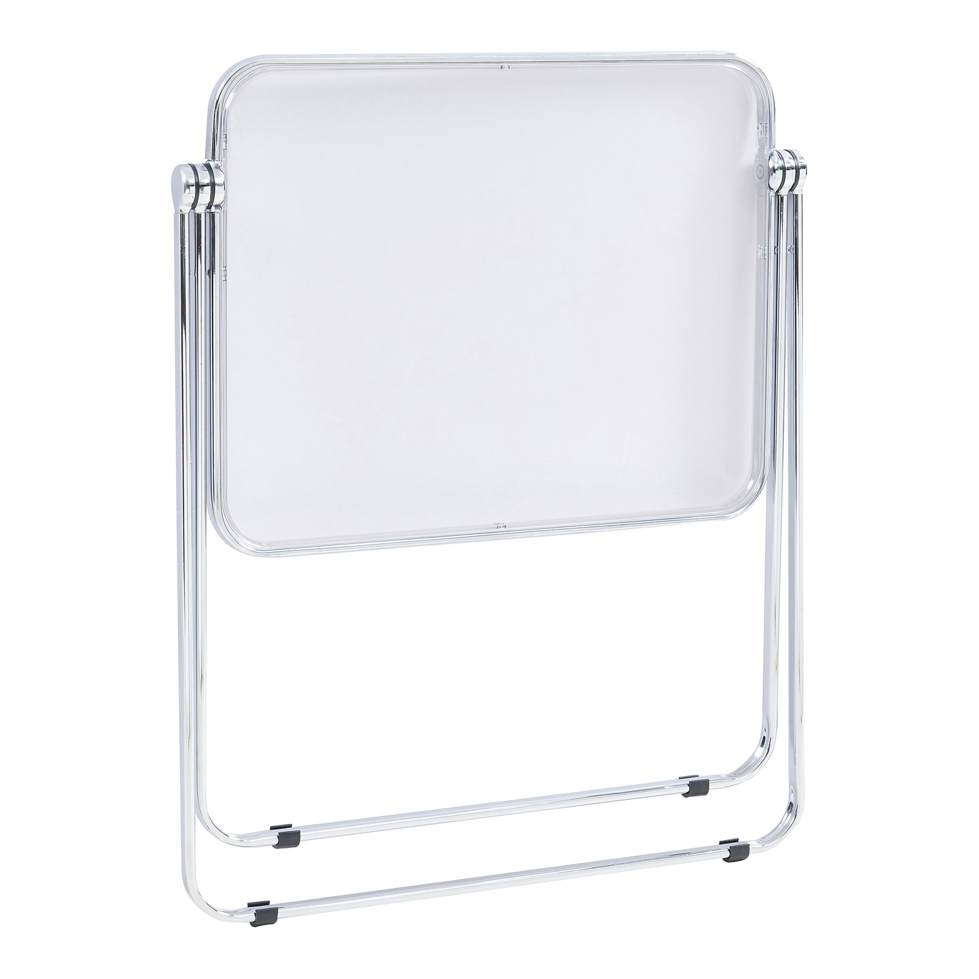 Tavolo Pieghevole Alerhavn Tavolino Portatile per Divano Laptop 70x49x68 cm Trasparente [en.casa]