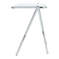 Tavolo Pieghevole Alerhavn Tavolino Portatile per Divano Laptop 70x49x68 cm Bianco [en.casa]