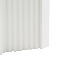 Tavolino Cubo Elverumn con Design Arcuato 45x35x35 cm Bianco [en.casa]