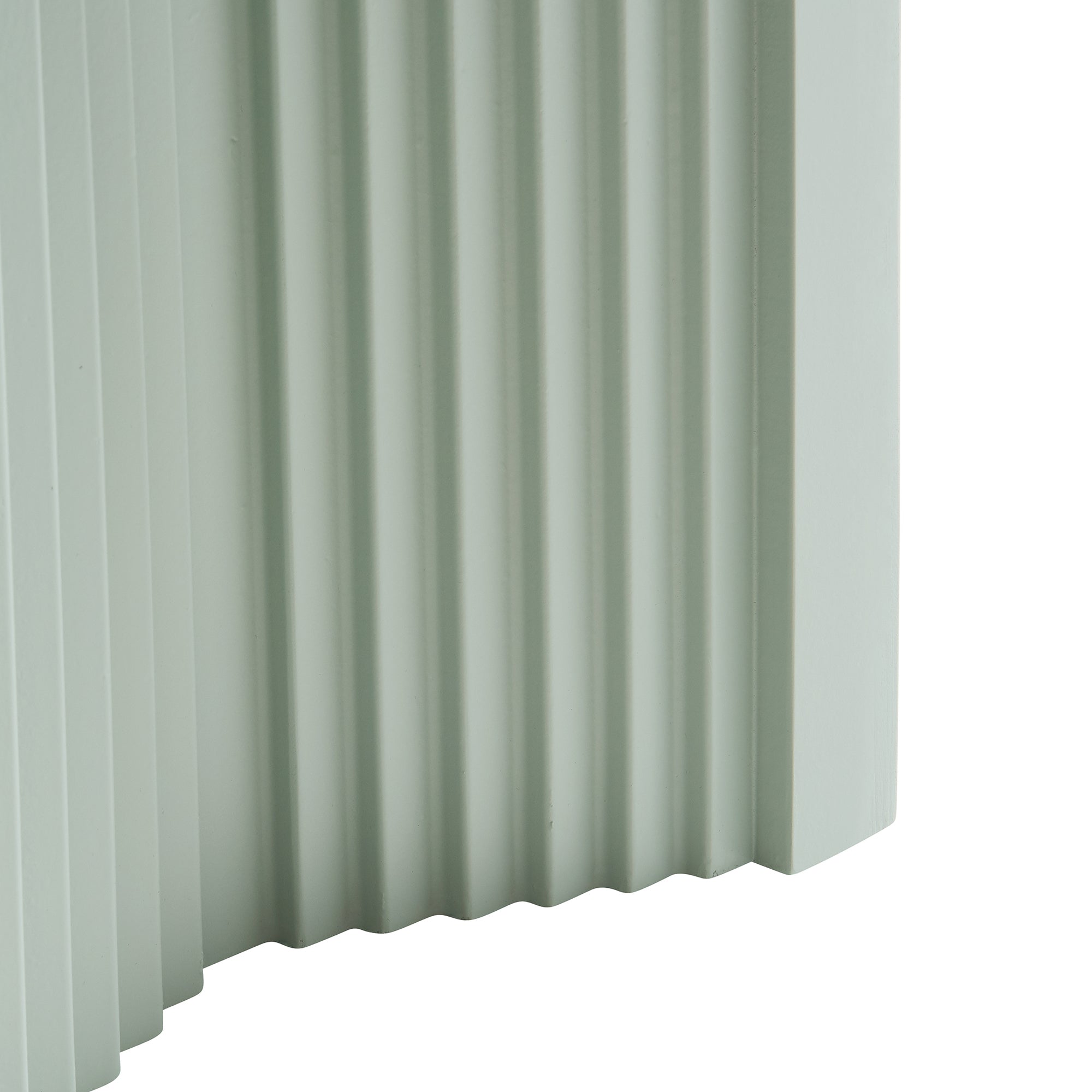 Tavolino Cubo Elverumn con Design Arcuato 45x35x35 cm Verde [en.casa]