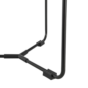 Tavolino Basso Böhen Piano Rotondo in Effetto Noce [en.casa]