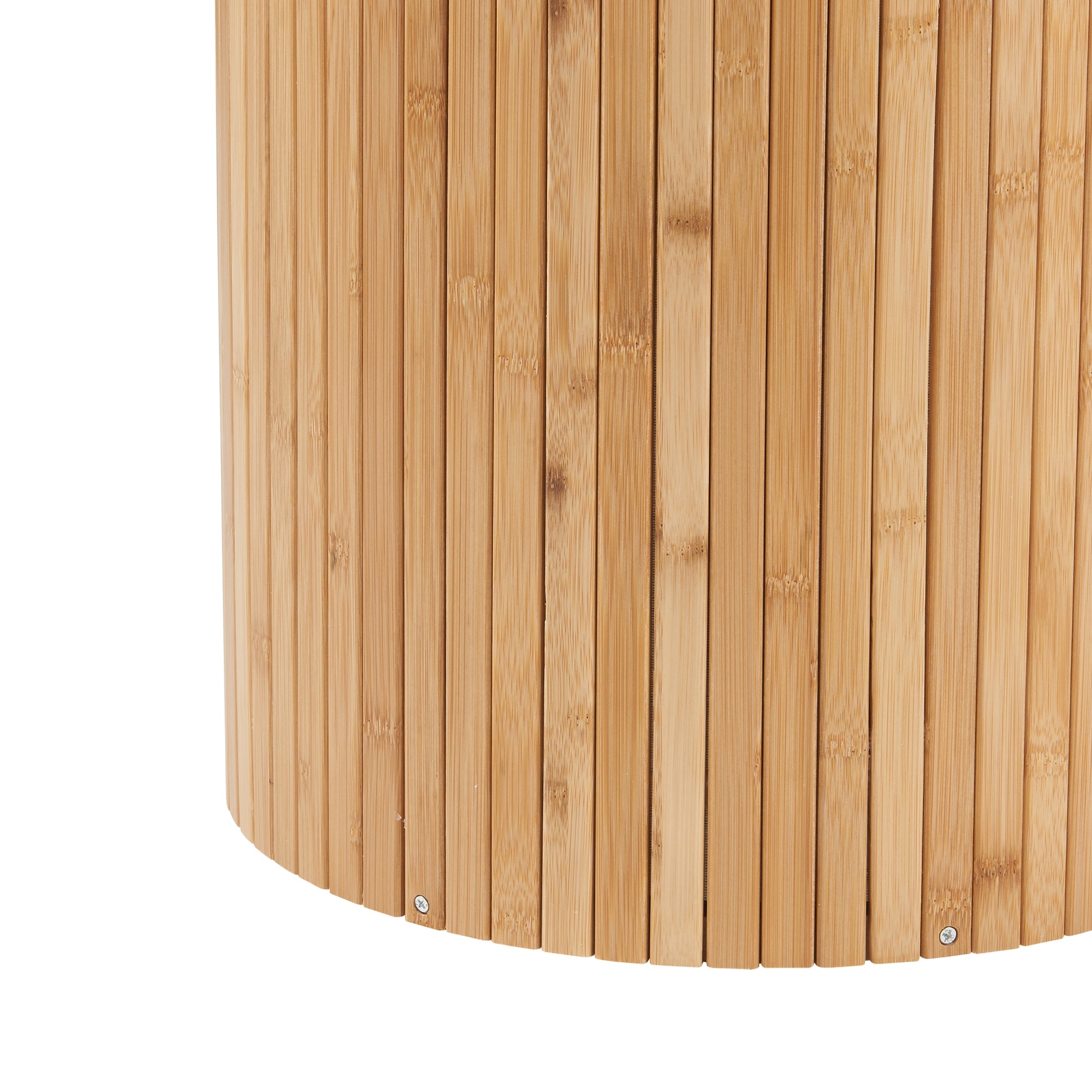 Tavolino da Caffè Rotondo Ledepid 40 x Ø40 cm - Naturale [en.casa]