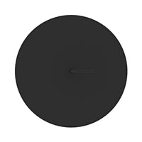 Tavolino Rotondo da Giardino Calimera con Manico - Nero casa.pro