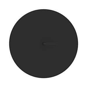 Tavolino Rotondo da Giardino Calimera con Manico - Nero casa.pro