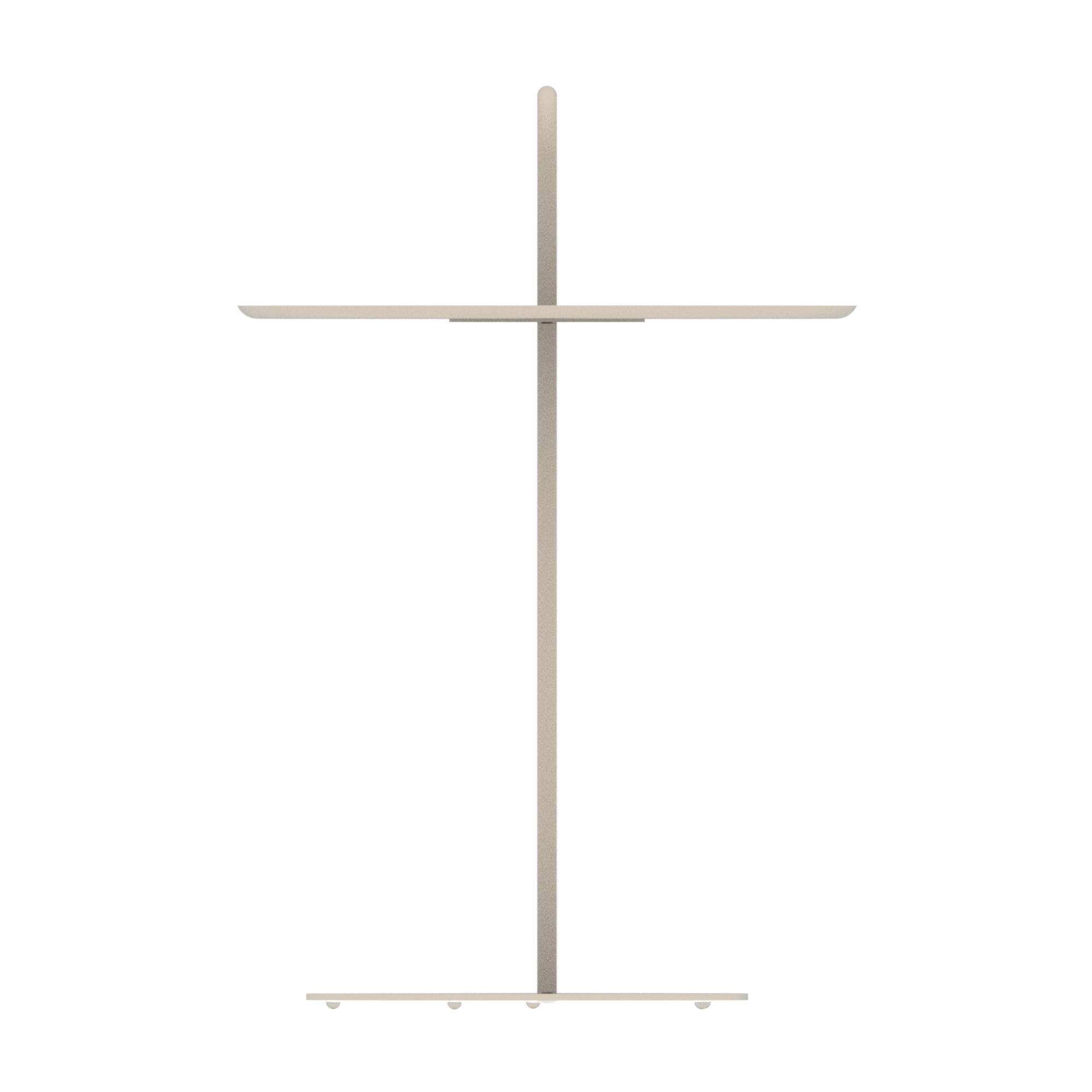 Tavolino Rotondo da Giardino Calimera con Manico - Color Champagne casa.pro