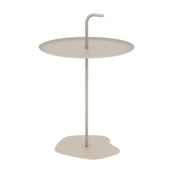 Tavolino Rotondo da Giardino Calimera con Manico - Color Champagne casa.pro