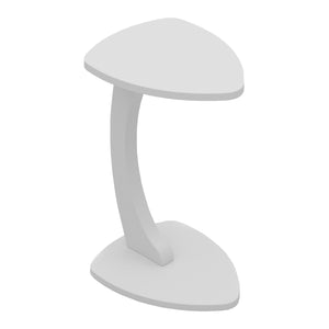 Tavolino per Divano Klinerg a Forma di C con Rotelle - Bianco [en.casa]