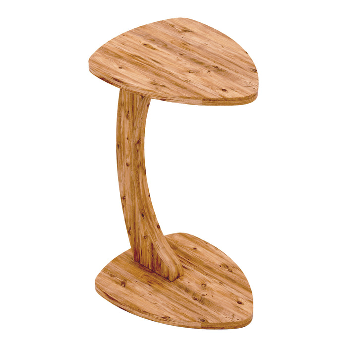 Tavolino per Divano Klinerg a Forma di C con Rotelle - Effetto Legno [en.casa]