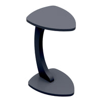 Tavolino per Divano Klinerg a Forma di C con Rotelle - Grigio [en.casa]