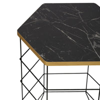 Set 'Hørning' di 3 Tavolini Bassi a Forma di Cestello in Misure Diverse 3 Tavolini Sovrapponibili con Piano Rimovibile