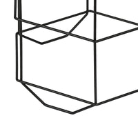 Set 'Hørning' di 3 Tavolini Bassi a Forma di Cestello in Misure Diverse 3 Tavolini Sovrapponibili con Piano Rimovibile