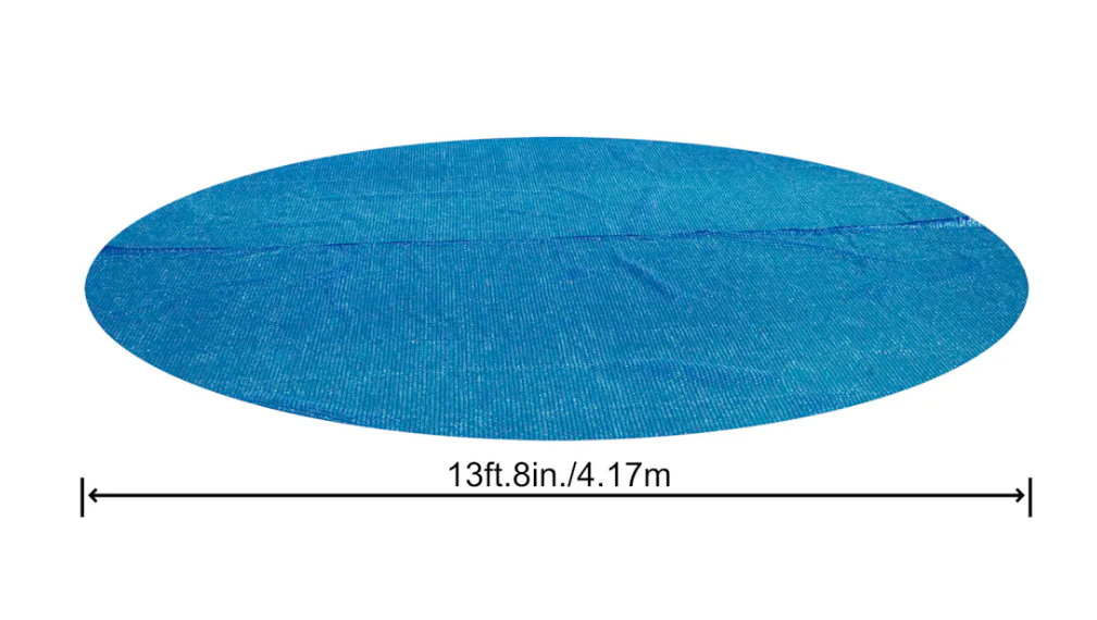Bestway 58252 telo copertura per piscine rotonde da 457 e 427 cm per piscine fast set, steel pro max e power steel