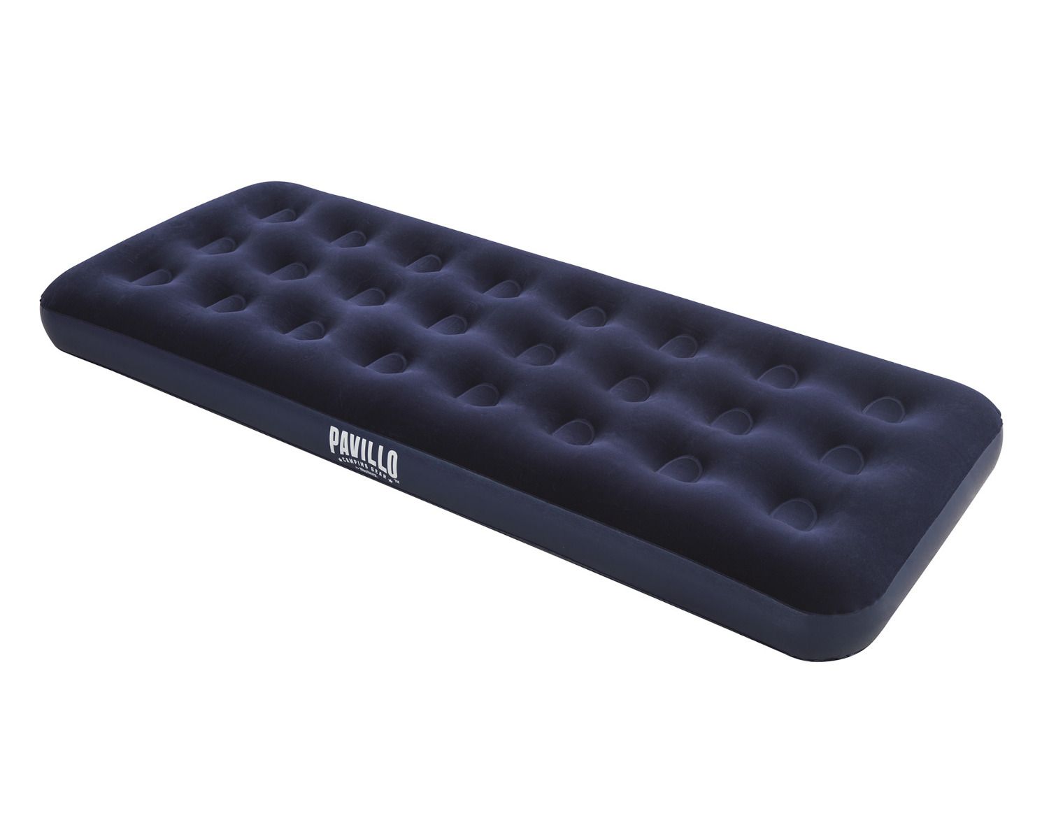 Bestway 67000 materassino airbed singolo gonfiabile floccato antisudore colore blu 185x76x23 cm