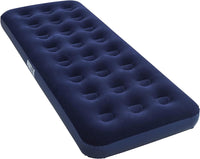 Bestway 67000 materassino airbed singolo gonfiabile floccato antisudore colore blu 185x76x23 cm