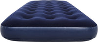 Bestway 67000 materassino airbed singolo gonfiabile floccato antisudore colore blu 185x76x23 cm