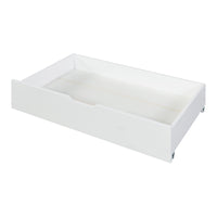 Set di 2 Cassetti Sottoletto Ydre a 4 Rotelle 97,5 x 62 x 22 cm Bianco [en.casa]